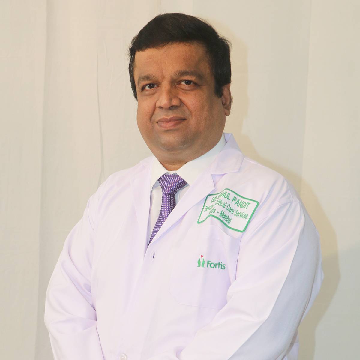 Dr. Rahul Pandit Support Specialties | Intensive Care and Critical Care Fortis Hospital, Kalyan
